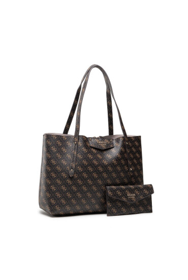 Guess Дамска чанта Eco Brenton Tote HWESG8 39023 Кафяв - Mera.bg