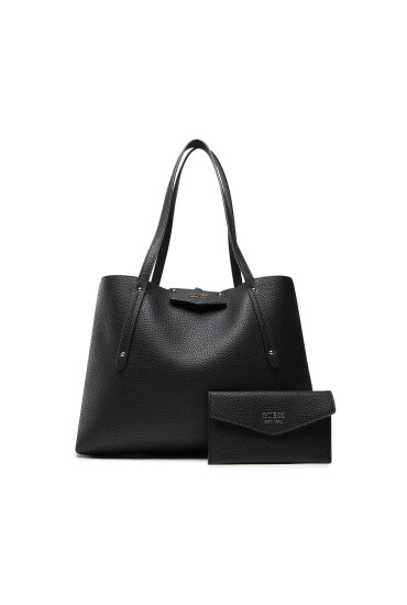 Guess Дамска чанта Eco Brenton Tote HWEVG8 39023 Черен - Mera.bg