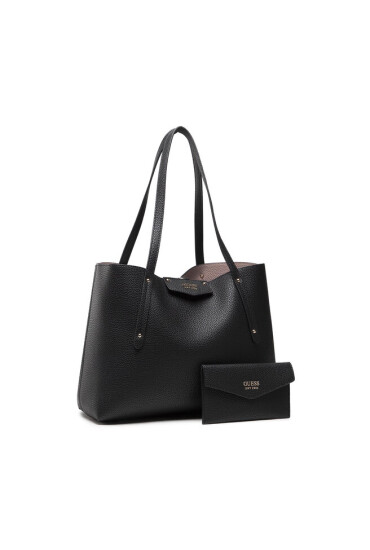 Guess Дамска чанта Eco Brenton Tote HWEVG8 39023 Черен - Mera.bg