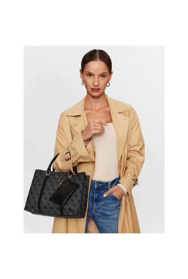 Guess Дамска чанта Eco Craig (ESG) HWESG8 96806 Черен - Mera.bg