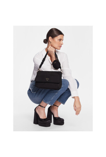 Guess Дамска чанта Eco Gemma (EYG) HWEYG8 39518 Черен - Mera.bg