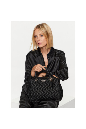 Guess Дамска чанта Eco Mai (EQG) HWEQG8 96906 Черен - Mera.bg