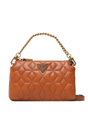 Guess Дамска чанта Elenia (QB) Mini Bags HWQB86 77720 Кафяв - Mera.bg