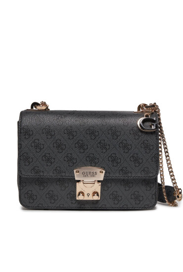 Guess Дамска чанта Eliette Logo Grlfrnd HWSG93 15210 Черен - Mera.bg