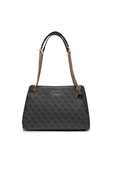 Guess Дамска чанта Eliette Logo Grlfrnd HWSG93 15230 Черен - Mera.bg