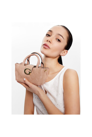 Guess Дамска чанта Embossed J3RZ03 WFET0 Оранжев - Mera.bg
