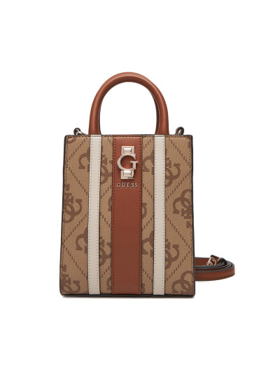 Guess Дамска чанта Erenia Mini HWSO78 38750 Бежов - Mera.bg