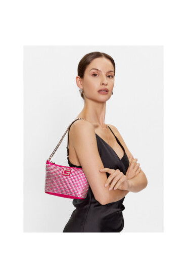 Guess Дамска чанта Gilded Glamour (EG) Evening Bags HWEG87 77720 Розов - Mera.bg