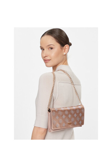 Guess Дамска чанта Gilded Glamour HWPG87 77690 Бежов - Mera.bg