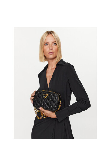 Guess Дамска чанта Giully (QA) HWQA87 48140 Черен - Mera.bg