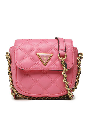 Guess Дамска чанта Giully (QA) Mini Bags HWQA87 48730 Розов - Mera.bg