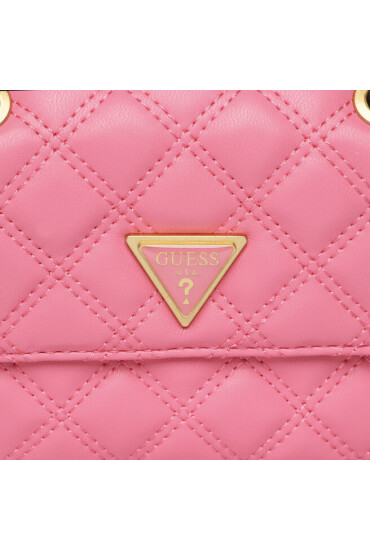 Guess Дамска чанта Giully (QA) Mini Bags HWQA87 48780 Розов - Mera.bg