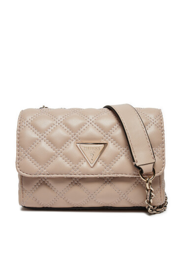 Guess Дамска чанта Giully (QG) Mini-Bags HWQG87 48740 Бежов - Mera.bg