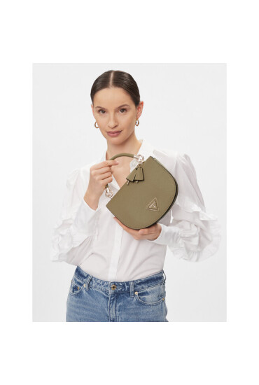 Guess Дамска чанта Gizele (VG) Mini HWVG91 95770 Зелен - Mera.bg