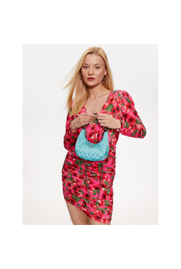 Guess Дамска чанта Golden Rock (EG) Evening Bags HWEG87 49720 TRQ - Mera.bg