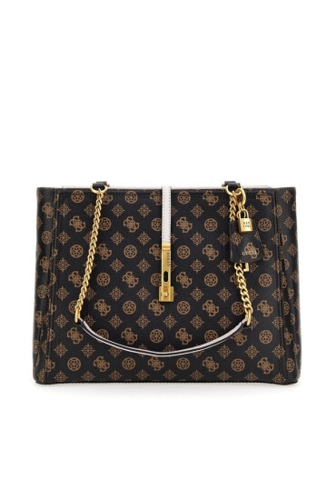 Guess Дамска чанта James Logo (PA) HWPA89 70230 Кафяв - Mera.bg