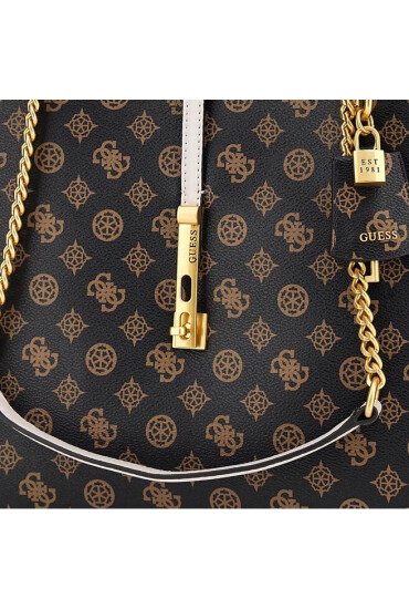 Guess Дамска чанта James Logo (PA) HWPA89 70230 Кафяв - Mera.bg