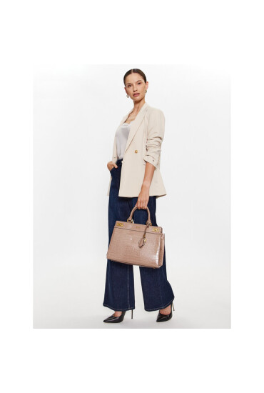 Guess Дамска чанта Katey Croc (CB) HWCB84 94270 Кафяв - Mera.bg