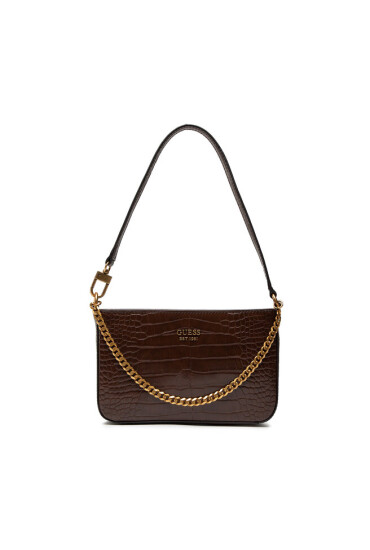 Guess Дамска чанта Katey Croc (CB) Mini Bags HWCB84 94720 BRO - Mera.bg