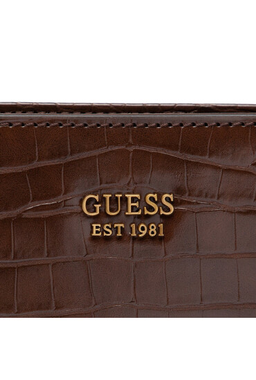 Guess Дамска чанта Katey Croc (CB) Mini Bags HWCB84 94720 BRO - Mera.bg