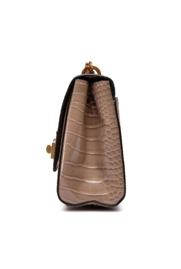 Guess Дамска чанта Katey Croc Flap Shoulder Bag HWCB84 94190 Кафяв - Mera.bg