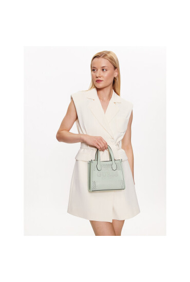 Guess Дамска чанта Katey Perf (WH) Mini Bags HWWH87 69760 Син - Mera.bg
