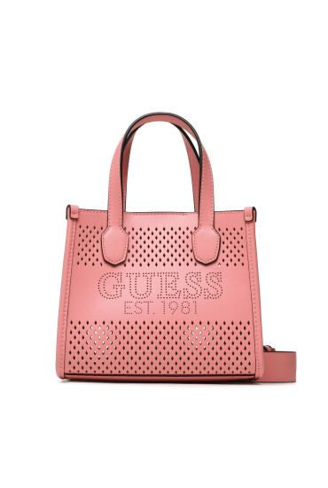 Guess Дамска чанта Katey Perf (WH) Mini Bags HWWH87 69760 Розов - Mera.bg