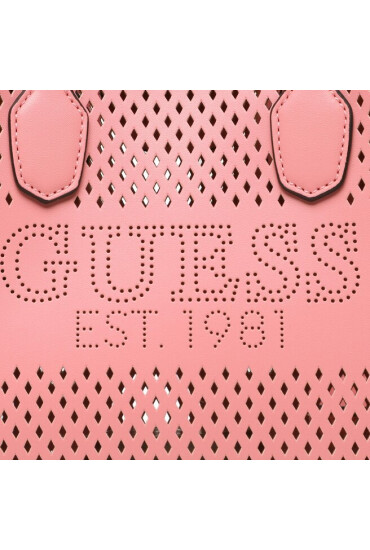 Guess Дамска чанта Katey Perf (WH) Mini Bags HWWH87 69760 Розов - Mera.bg