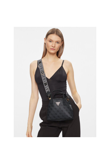 Guess Дамска чанта Latona (SG) Mini-Bags HWSG92 11750 Черен - Mera.bg
