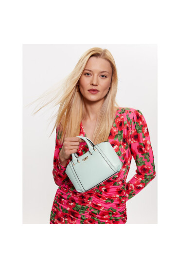 Guess Дамска чанта Leie (VG) Mini Bags HWVG87 52760 Син - Mera.bg