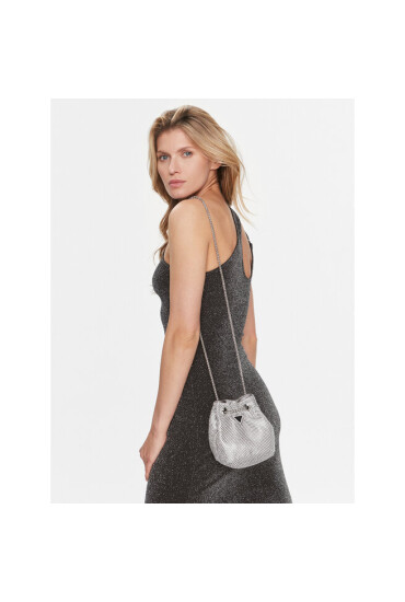 Guess Дамска чанта Lua (RG) Evenings-Bags HWRY9205750 Сребрист - Mera.bg