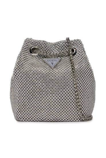 Guess Дамска чанта Lua (RG) Evenings-Bags HWRY9205750 Сребрист - Mera.bg