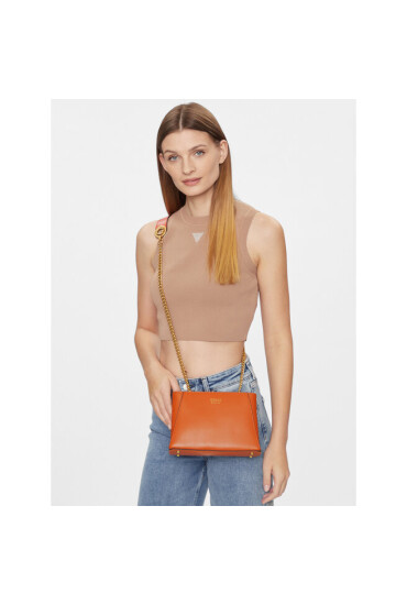 Guess Дамска чанта Masie (VA) Mini-Bags HWVA91 90760 Оранжев - Mera.bg
