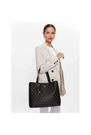 Guess Дамска чанта Meridian (QG) HWQG87 78230 Кафяв - Mera.bg