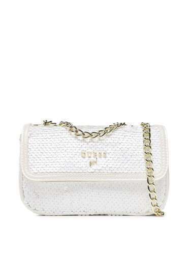 Guess Дамска чанта Mini Crossbody J3GZ12 WFHI0 Бял - Mera.bg