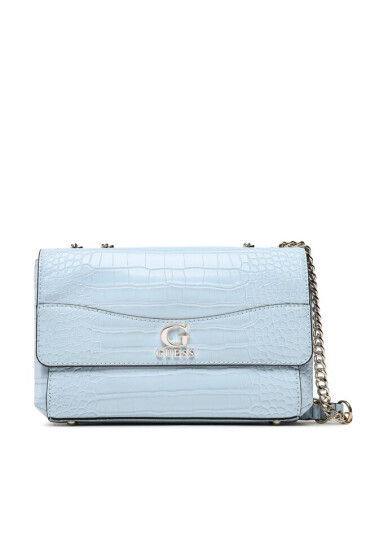 Guess Дамска чанта Nell Croc (CG) HWCG87 36210 POWDER BLUE - Mera.bg