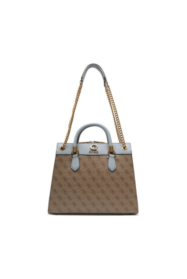 Guess Дамска чанта Nell Logo (SB) HWSB87 35070 Кафяв - Mera.bg