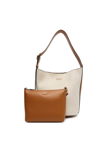 Guess Дамска чанта Nicolette HWAG96 62040 Бежов - Mera.bg