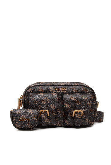 Guess Дамска чанта No Limit Crossbody Sling HWSB84 86140 Кафяв - Mera.bg