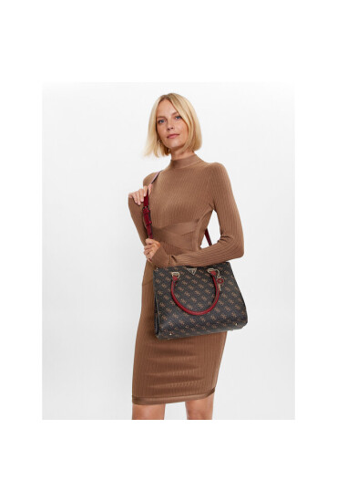 Guess Дамска чанта Noelle (QL) HWQL78 79060 Кафяв - Mera.bg