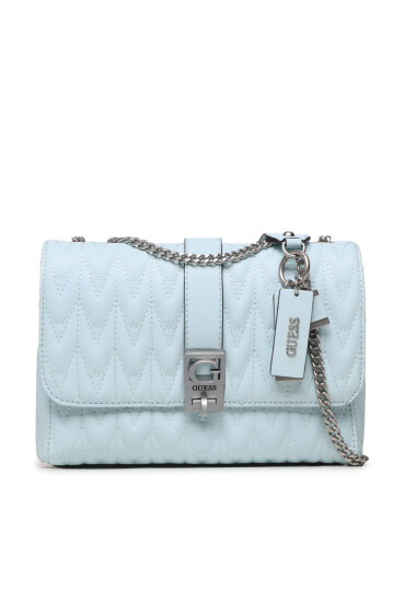 Guess Дамска чанта Regilla (QO) HWQO87 62210 Светлосиньо - Mera.bg