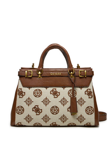 Guess Дамска чанта Sestri Logo (CL) HWCL90 01060 Кафяв - Mera.bg
