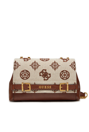 Guess Дамска чанта Sestri Logo (CL) HWCL90 01210 Кафяв - Mera.bg