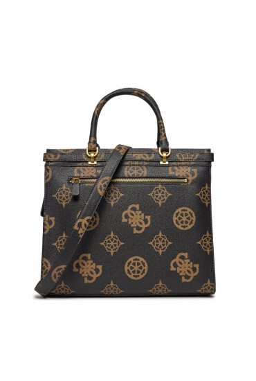 Guess Дамска чанта Sestri Logo (PO) HWPO90 01230 Кафяв - Mera.bg