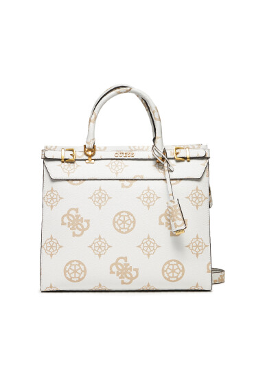 Guess Дамска чанта Sestri Logo (PO) HWPO90 01230 Бял - Mera.bg