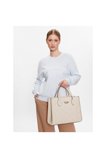 Guess Дамска чанта Silvana (QC) HWQC86 65220 Сив - Mera.bg