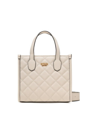 Guess Дамска чанта Silvana (QC) Mini Bags HWQC86 65770 STO - Mera.bg