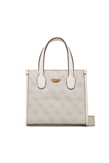 Guess Дамска чанта Silvana (SB) Mini Bags HWSB86 65770 Бежов - Mera.bg