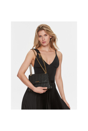 Guess Дамска чанта Tia (QA) HWQA91 87210 Черен - Mera.bg