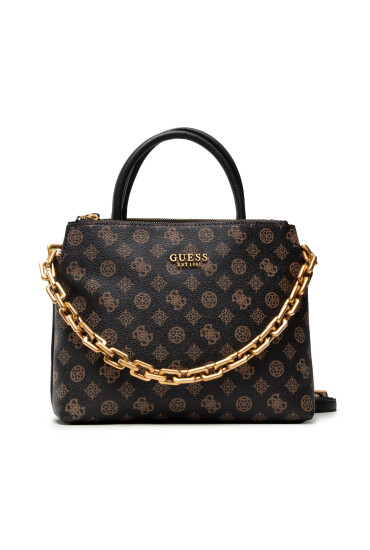Guess Дамска чанта Turin Tri Cmprtmnt Satchel HWPB84 00060 Кафяв - Mera.bg
